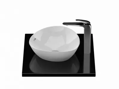 TOTO Kiwami Asymmetrical Vessel Lavatory  3D model