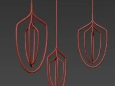 Lamparas modernistas 3D model