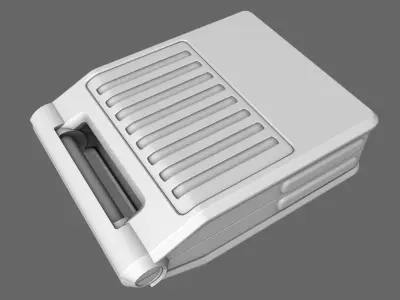 Sci-Fi Doctor First Aid Suitcase 3D model