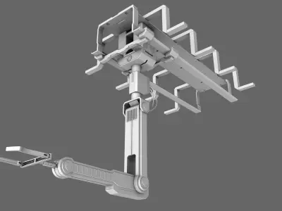 Sci Fi Lab Arm 3D model