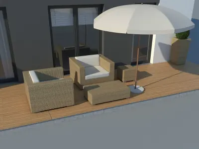 Generic Holiday Villa 010 3D model