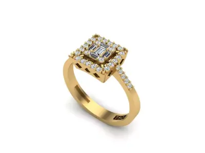 Jewelry ring 176 3D print model