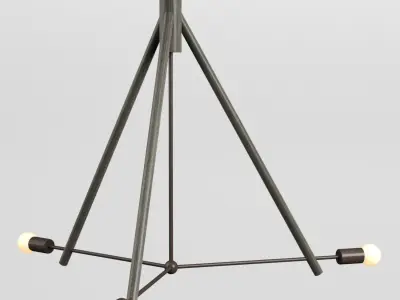 LODGE CHANDELIER 3 3D model buy