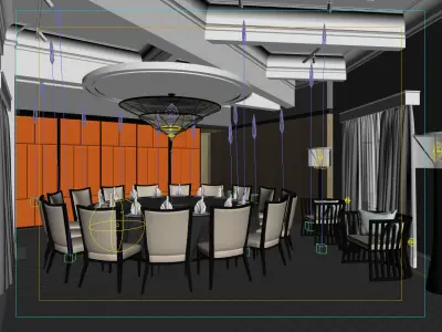 Business - Food Beverage 7-080 3D model