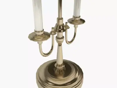 Old Table Lamp Low-poly 3D model buy