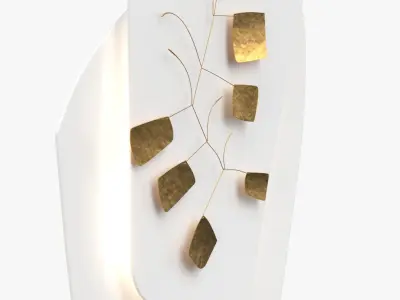 Stratus Sconce 02 PBR 3D model