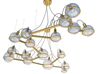 Chandelier Aquarius SKU 20891 Free 3D model