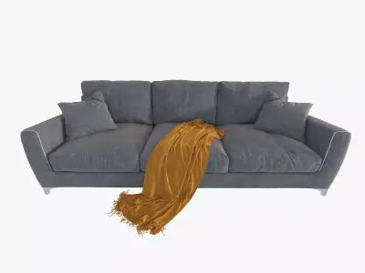 Realistic Sofa Furniture 3D model