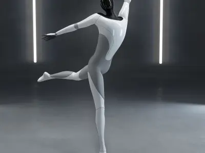 Tesla Bot Low-poly 3D model