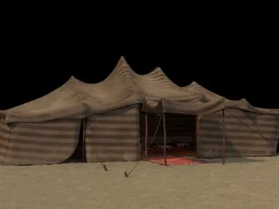 Arabian tent  3D model