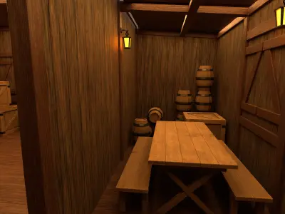 Medieval Fantasy House 06 3D model