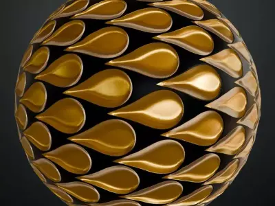 Wall Decor Var Metal Plate PBR Seamless Texture