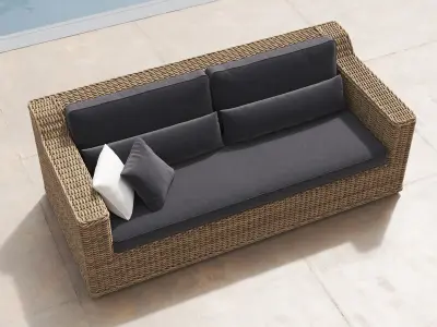 San Diego 2 Seater Sofa 3D model