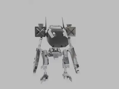 Robot Sci-Fi 3D model by ahmednabih