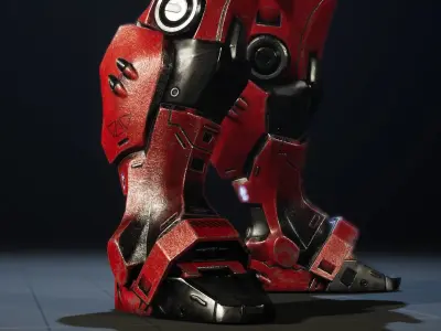 G2 Mech Low-poly 3D model