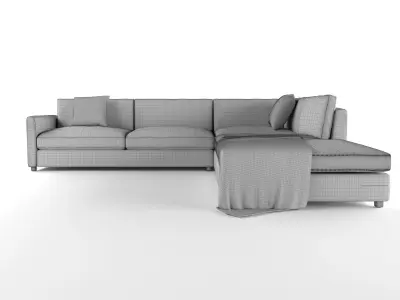 Hooker Furniture - Marq Quinton Sectional 3D model