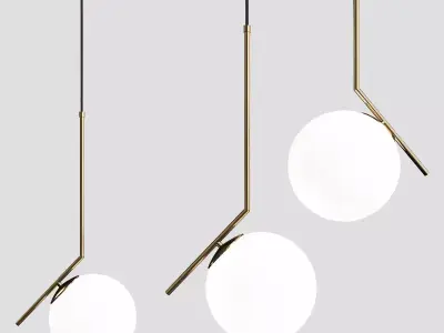 FLOS IC LIGHTS Low-poly 3D model