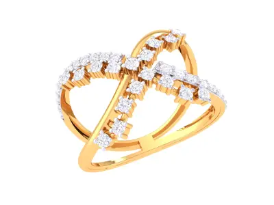  Women Ring MTL 3dm STL OBJ FBX Details 3D print model 51