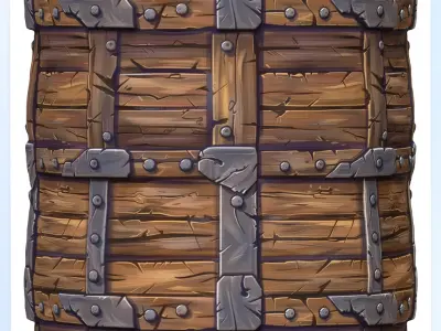 Stylized Wood Seamless Texture Texture