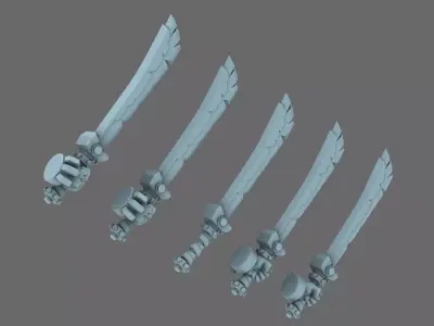 SO Yokai Lads Scrap Katana 3D print model