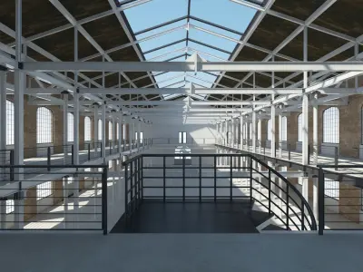 Loft Hall  3D model