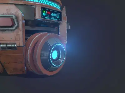 Gravity Generator Low-poly 3D model