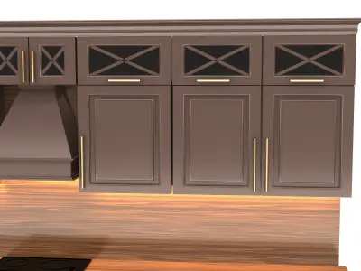 Classic Kitchen Wems Low-poly 3D model