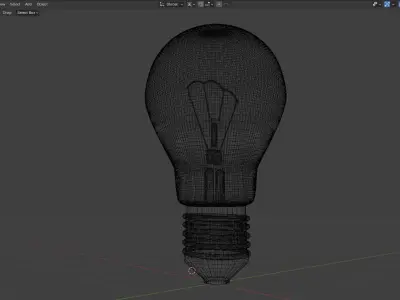 Light Bulb Free 3D model 9