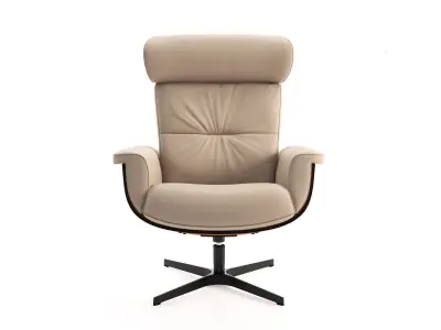 Honolulu Armchair and Ottoman 3D model