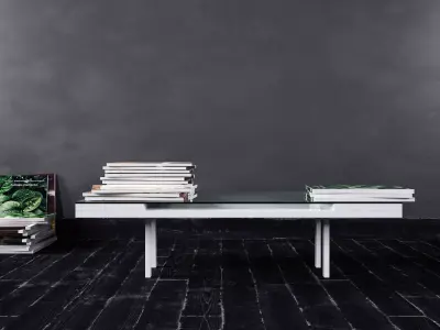 Table - Living Room Furniture 01 Low-poly 3D model