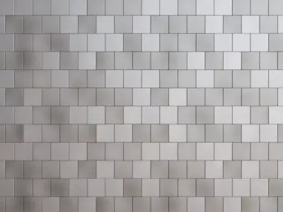Silver Metal Powdered Plaster PBR Seamless Texture