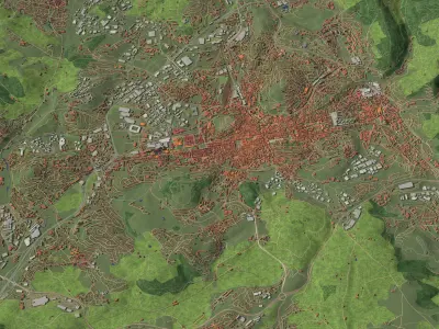 Saint-Etienne France - city and urban