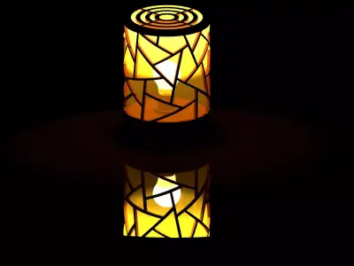 Collister Table Lamp 3D model 3D model