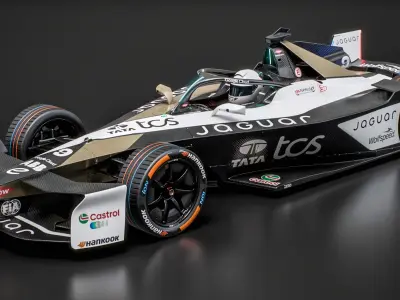  Jaguar TCS Racing Formula E Team 2025 Gen3 Race Car 