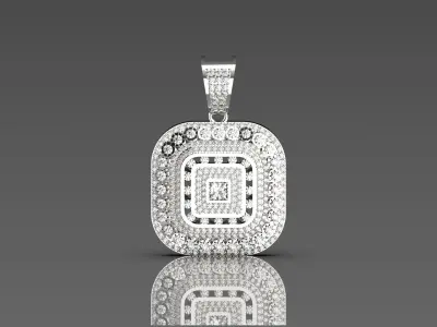 bridal gold jewelry stl 3dm pendant jp0052 3D print model