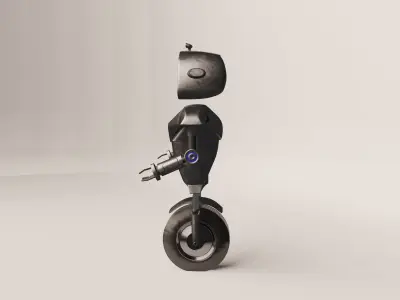 Mono Tire Robot 3D model