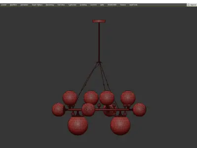 Arteriors Troon Round Chandelier Low-poly 3D model