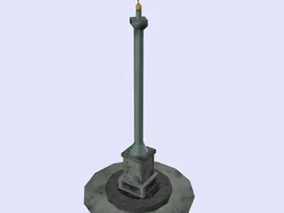 Paris Model Pack Low-poly 3D model