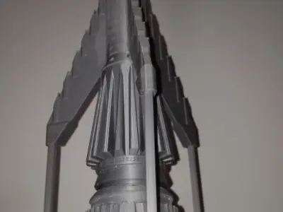 THUNDERBIRD 3 rocket 3D print model