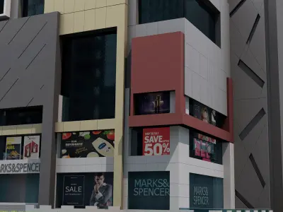 Shopping Mall 3D model