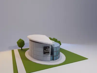 Landmarks of the world N to O Low-poly 3D model