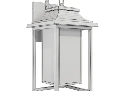John Timberland Cecile Modern Outdoor Wall Light 3D model