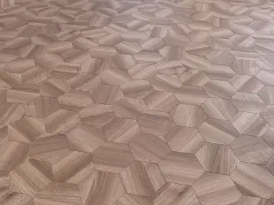 Parquet - Laminate - Wooden floor 2 in 1 Low-poly 3D model 33