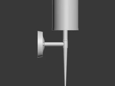 Primo Wall Light Gold 3D model