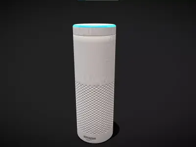 Amazon Echo Low-poly 3D model