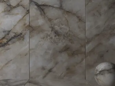 Wall Tiles Museum Crystal Thunder 160x320 Set 2 Texture