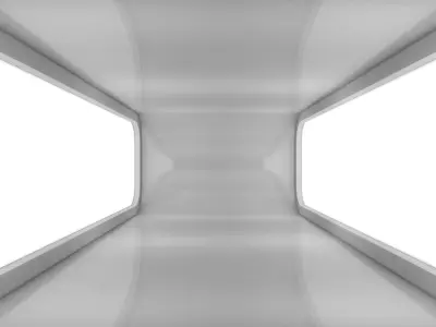 Sci Fi Room Low-poly 3D model