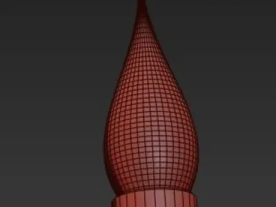 Erika Two Tier Chandelier by Thomas Brien 3D model