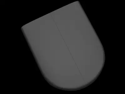 3D light button 3D print model