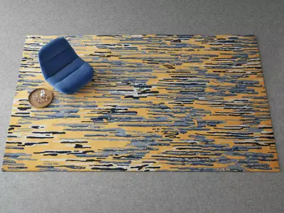Impetueux Beige Carpet 3D model
